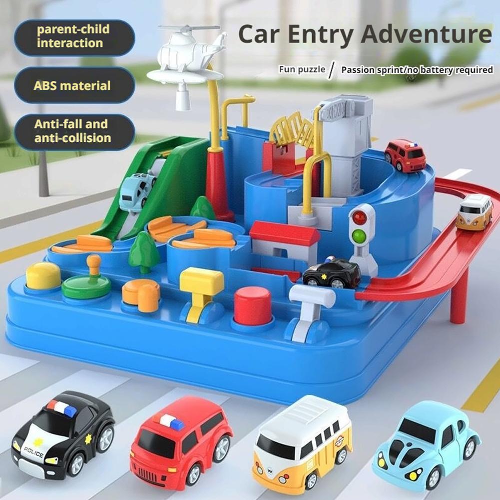 Kids Education Material - Modello di vagone ferroviario da corsa
