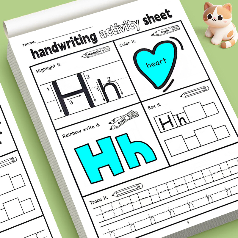 Kids Education Steps - Quaderno Educativo per Principianti: Tracciamento Lettere