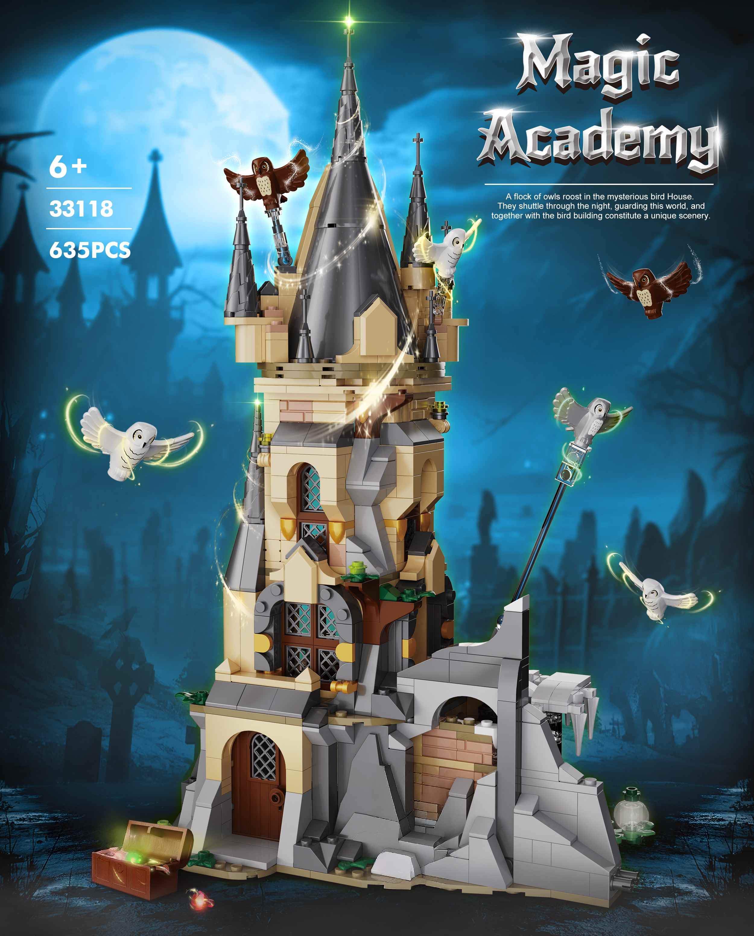 Kids Education Academy - Castello dell'Accademia di Magia, Blocchi da