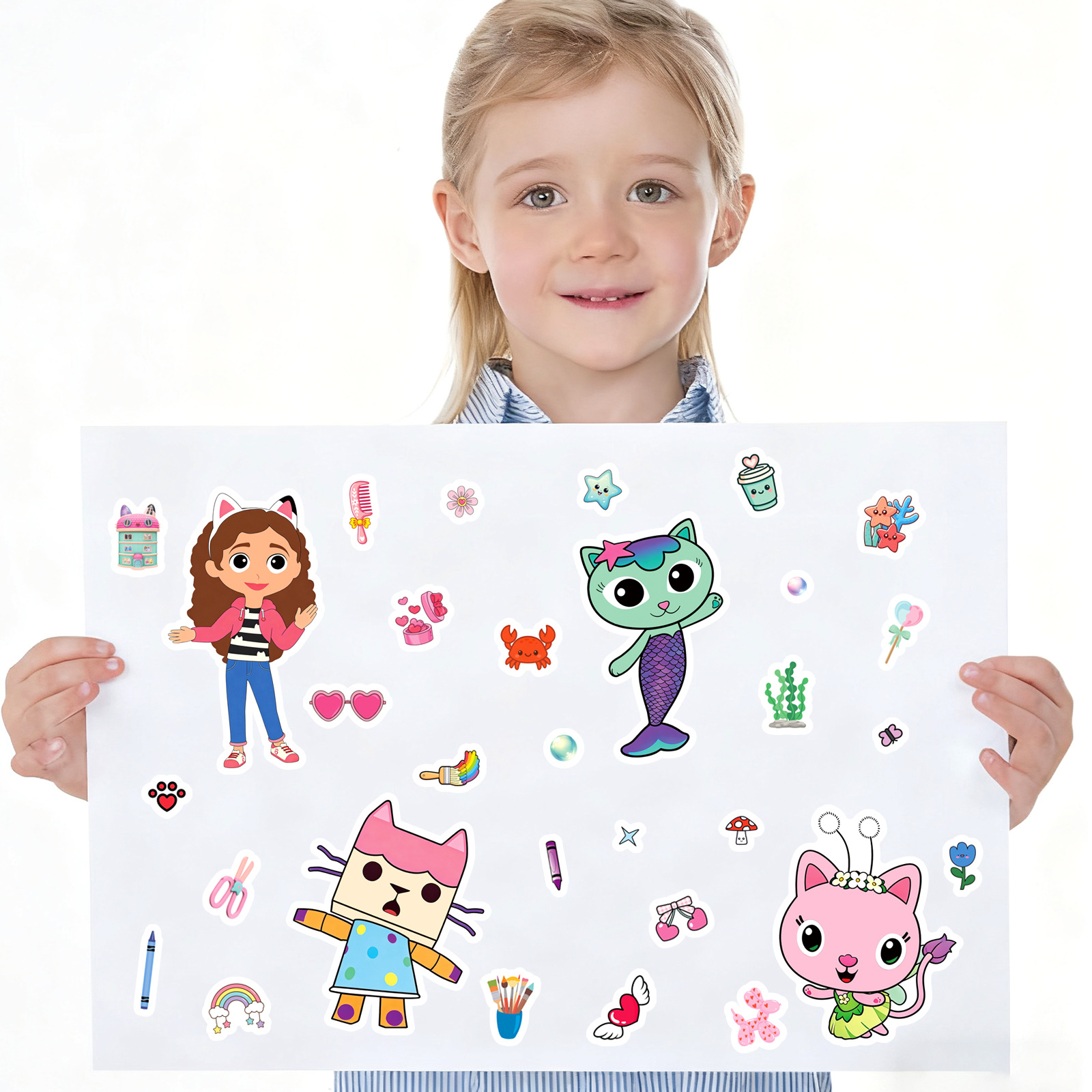 8/16 Fogli di Adesivi Puzzle ' - Kids Education Material recensione e prezzo