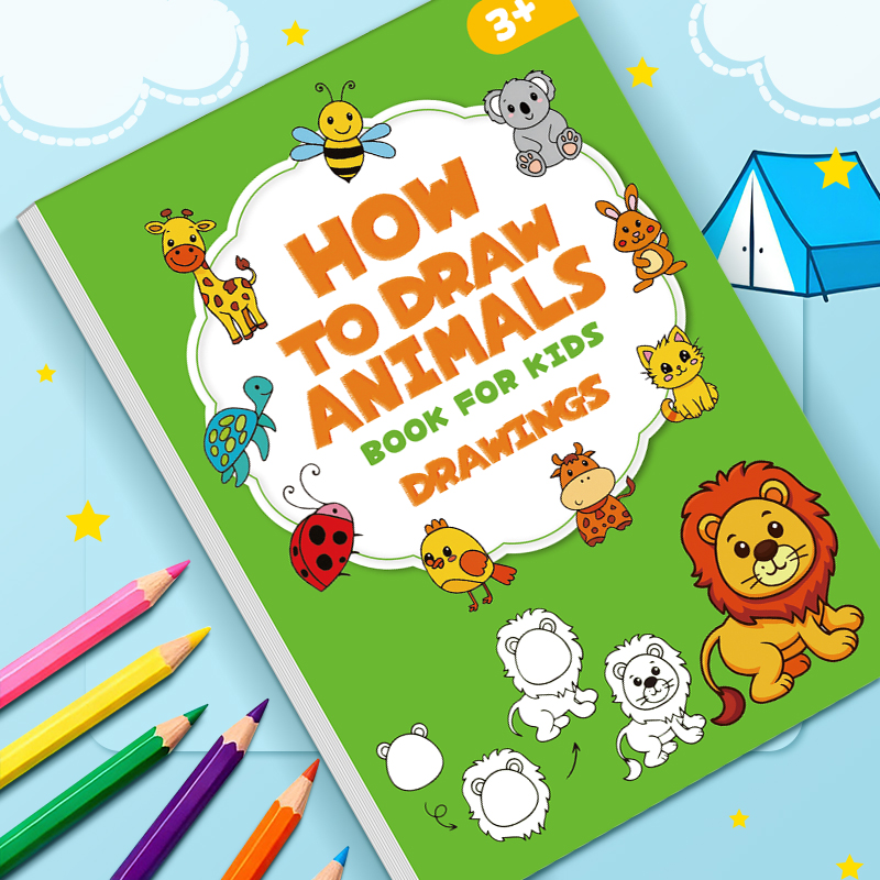 Libro di disegni di animali pe - Kids Education Steps recensione e prezzo