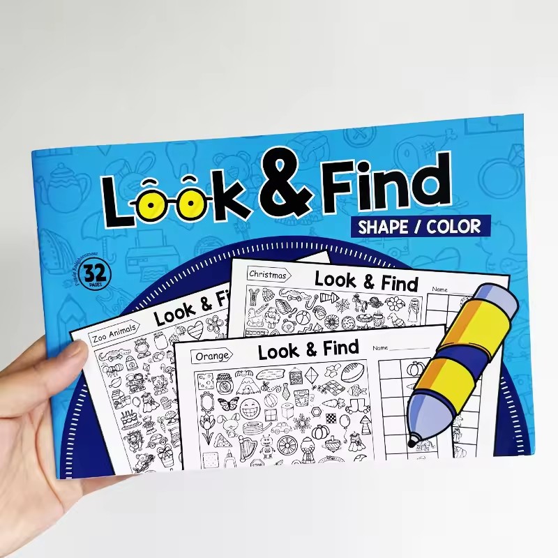 Sguardo e trova libro da color - English Kids Education recensione e prezzo
