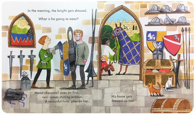 Usborne Peep Inside The Castle - Kids Education Age recensione e prezzo