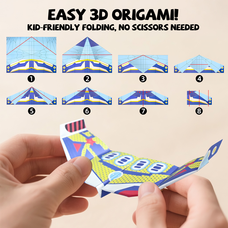 Kit di 36 Fogli per Origami di - Kids Education Material recensione e prezzo